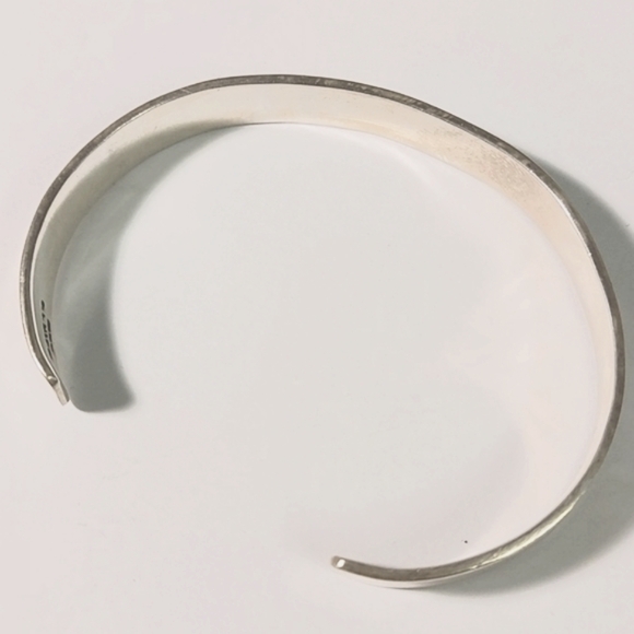 1950'S Mexican Hallmarked Sterling Silver Bracelet - Picture 4 of 15